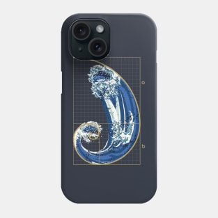 Fibonacci Wave Hokusai Phone Case