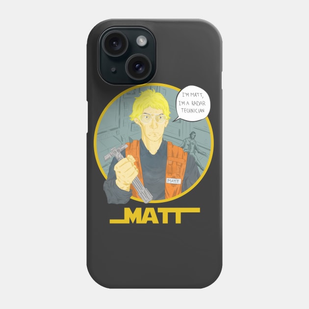 Matt the radar tech Phone Case by BRed_BT