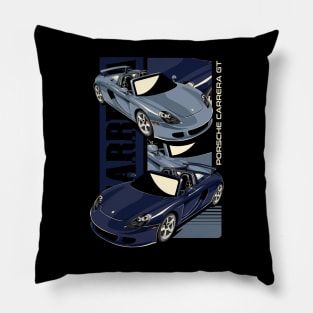 Retro Porsche Carrera GT Pillow