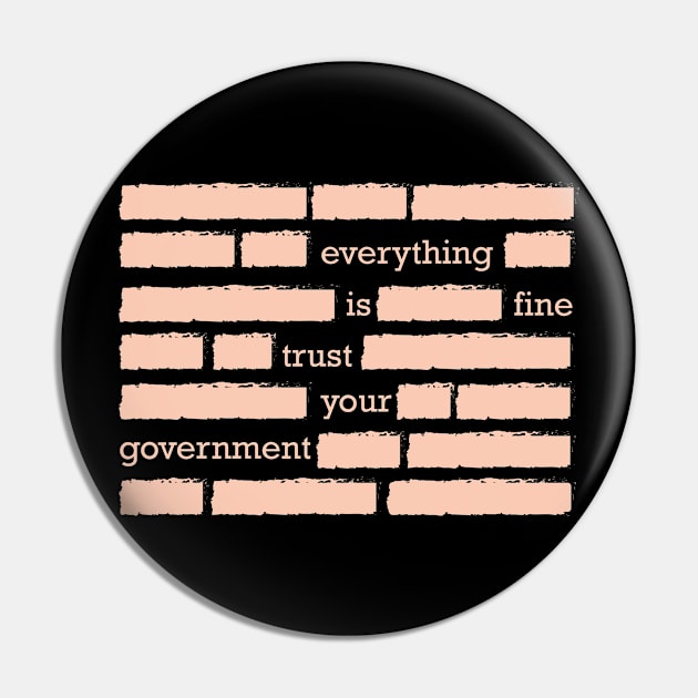 conspiracy theory trust your government funny gift Pin by MrTeee