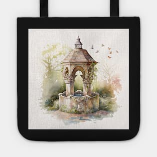 Watercolor Wishing Well Tote