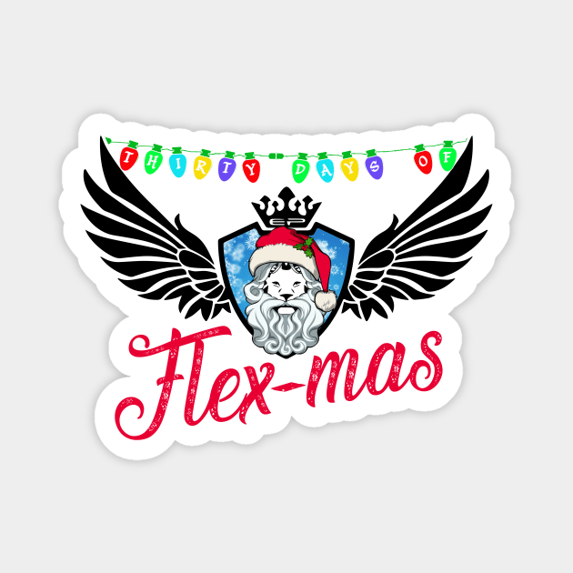 Thirty Days of Flex-mas Magnet by Killer Squid Creations