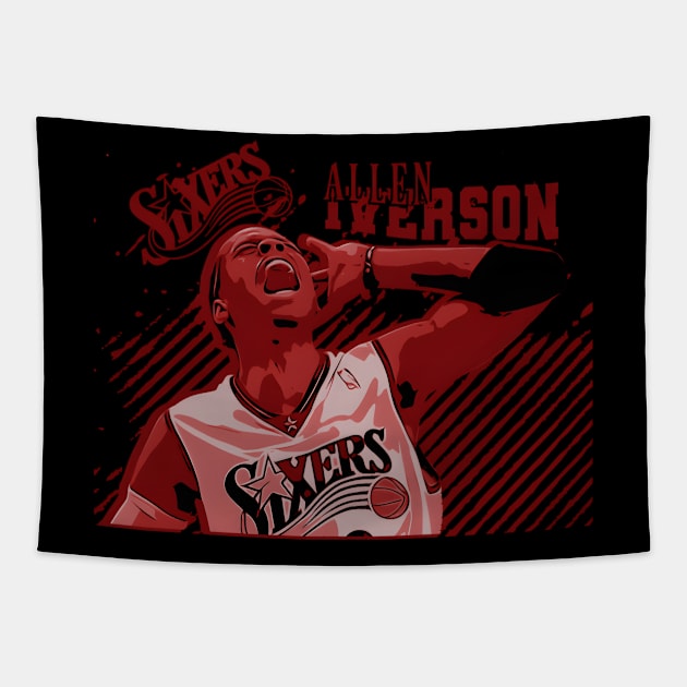 Allen Iverson The Answer Tapestry by lmsmarcel