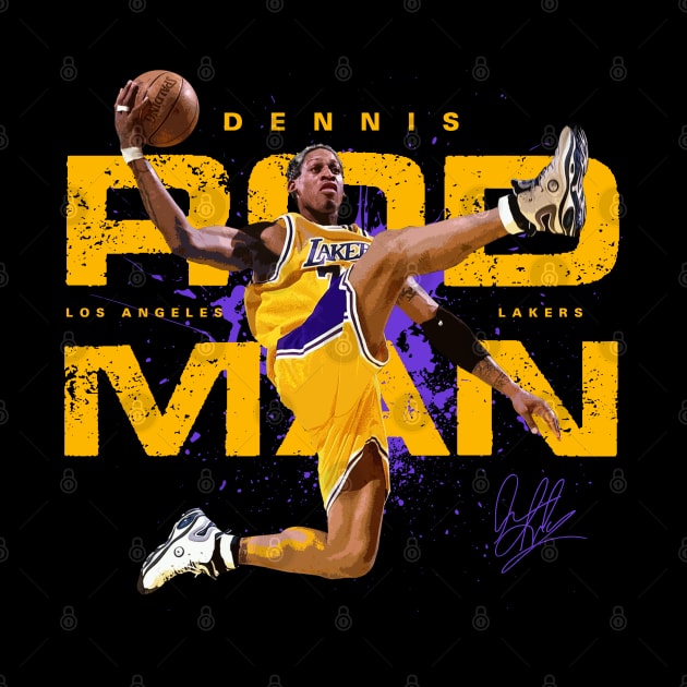 Dennis Rodman Lakers by Juantamad