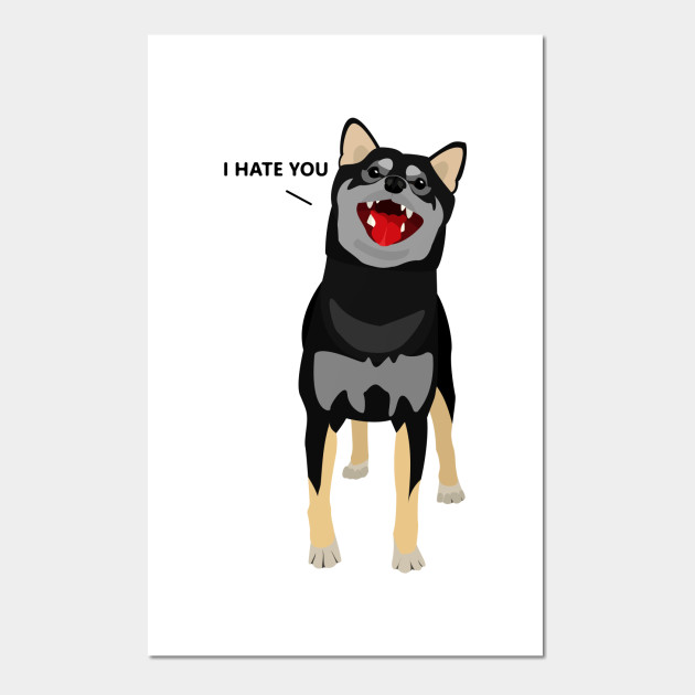 Black Shiba Inu Mushroomeye Posters And Art Prints Teepublic Uk