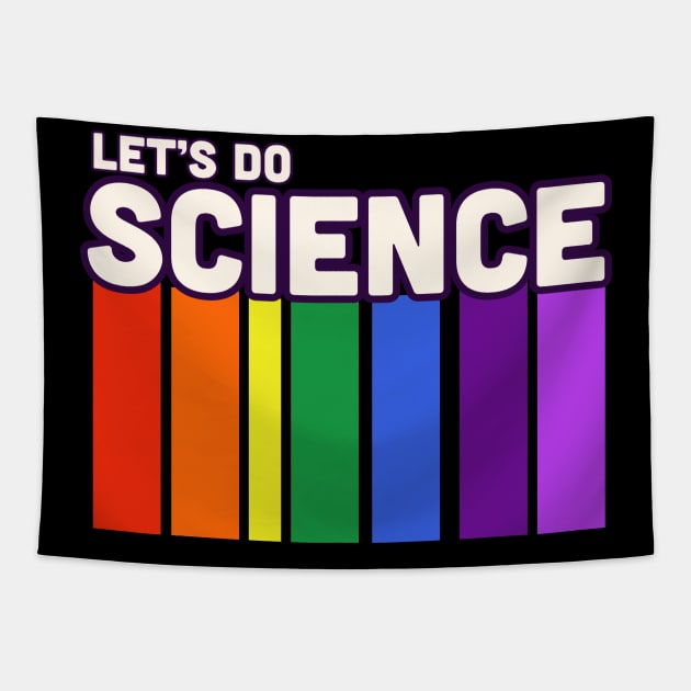 Let's Do Science (Retro) Tapestry by orbitaledge