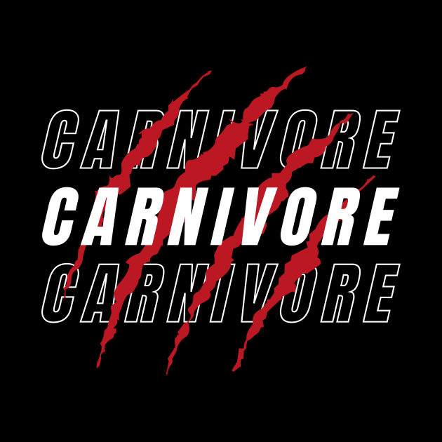 Carnivore Claw Marks - Bold Carnivore Diet by Autonomy Prints