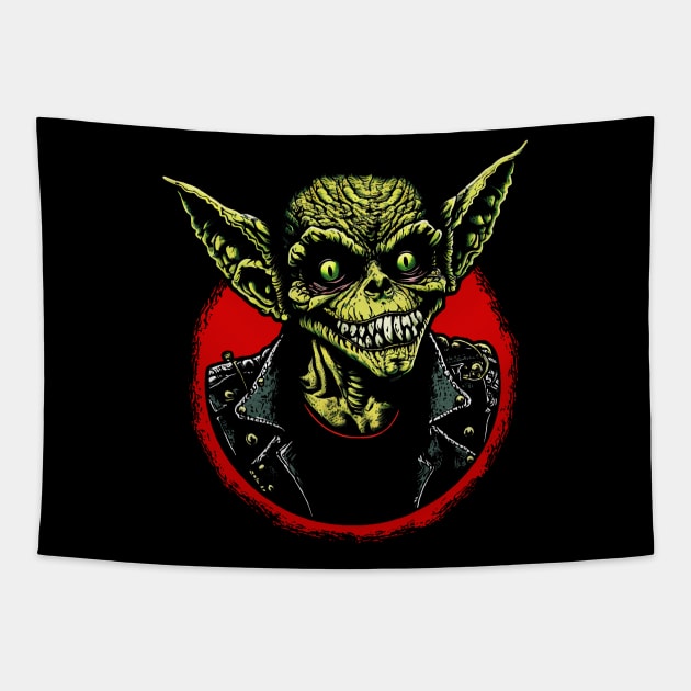 Gremlin Greaser Tapestry by JDTee