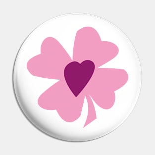 Heart Clover Pin