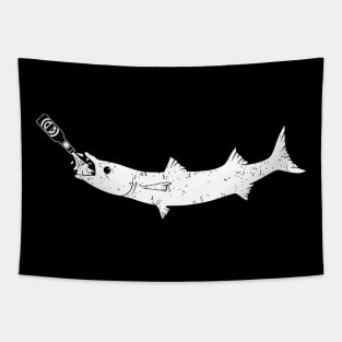 Fishing Barracuda Tapestry