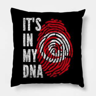 IT'S IN MY DNA Tunisia Flag Men Women Kids Pillow