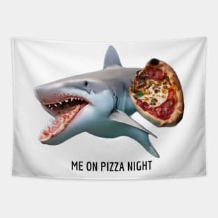 Me on pizza night Tapestry