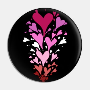 Loveheart - Lipstick Lesbian Pin