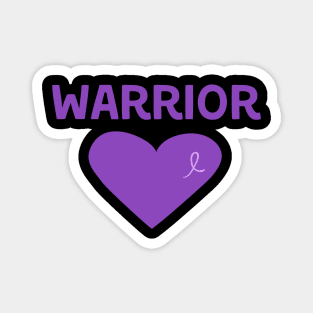 Purple Ribbon Gifts Get Well Gift Awareness Eating Disorders Domestic Violence Lupus Fibromyalgia Magnet