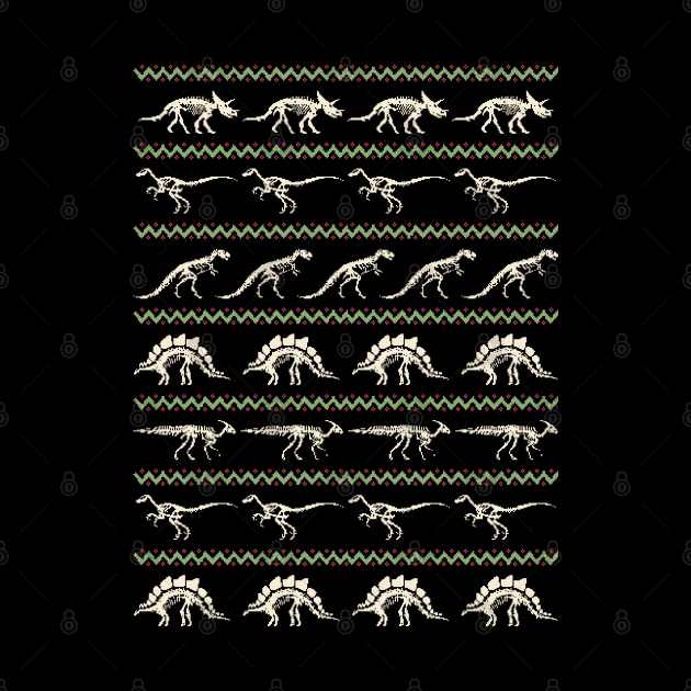 Dinosaurs Ugly Sweater by ArtStopCreative