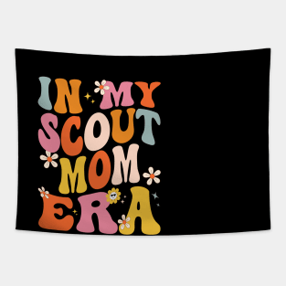 In My Scout Mom Era Funny Scout Mom Mother's Day Groovy Tapestry