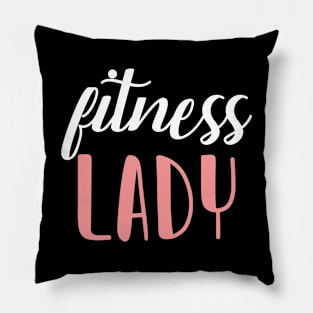 fitness lady - fitness girl Pillow