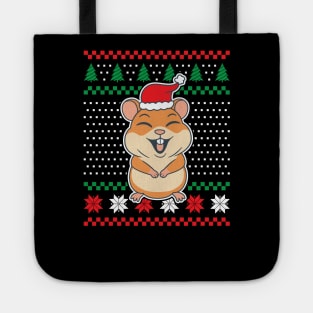 Ugly Christmas Sweaters Hamster Laughing Tote
