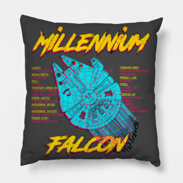 millennium falcon pillow