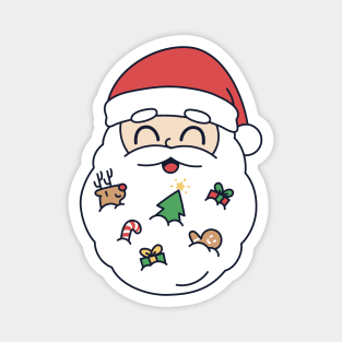 Happy Santa Magnet