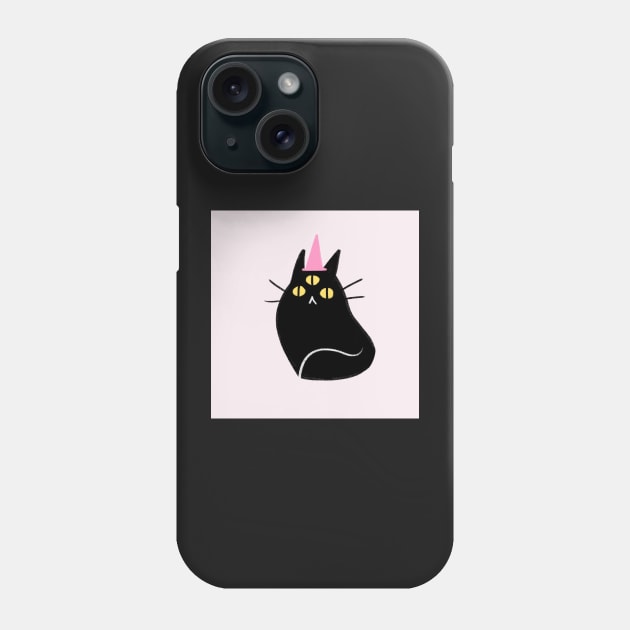 Witch Cat Phone Case by kasumiblu