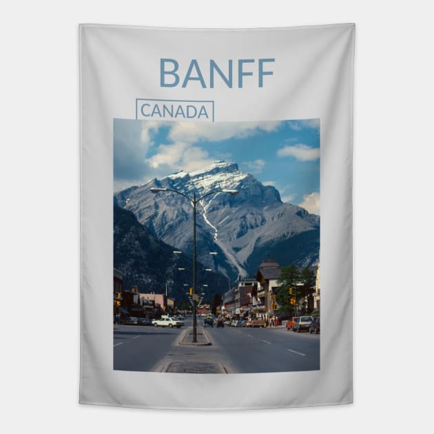 Banff Alberta Canada National Park Rocky Mountains Gift for Canadian Canada Day Present Souvenir T-shirt Hoodie Apparel Mug Notebook Tote Pillow Sticker Magnet Tapestry by Mr. Travel Joy