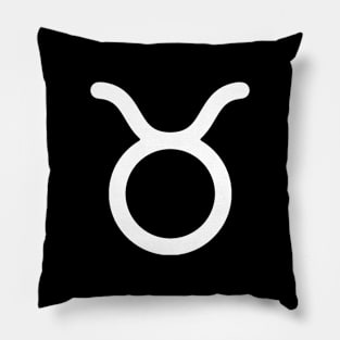 Taurus Zodiac Sign Only - Minimal DM Pillow