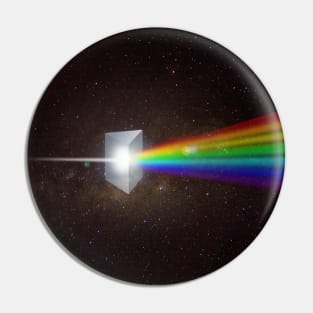 Light Prism Color Spectrum Pin