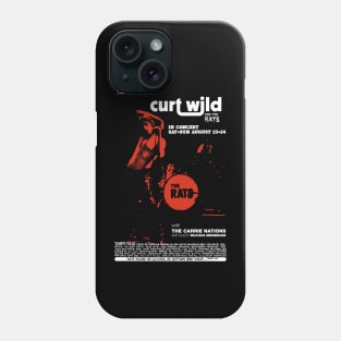 Curt Wild/Velvet Goldmine concert poster Phone Case