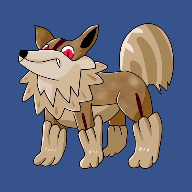 Fakemon wolf SANDGALA by RahmanDG