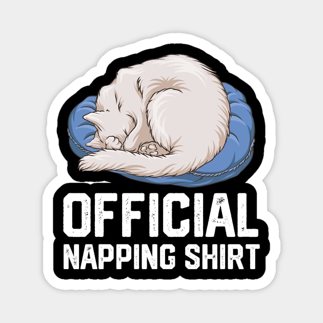 official napping shirt Magnet by spantshirt