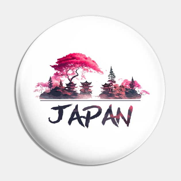 Japan Pin by Meca-artwork