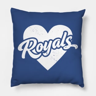 Vintage Royals School Spirit // High School Football Mascot // Go Royals Pillow