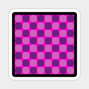abstract simple mid century pop art pattern Magnet