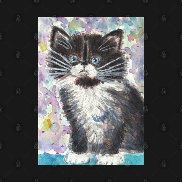 Cute kitten cat fluffy by SamsArtworks