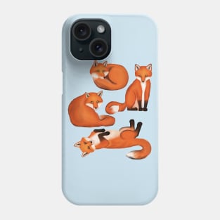 Little Foxes From A Fantasy Forest Phone Case