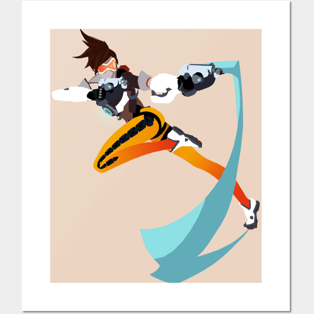 Tracer From Overwatch Art Print 