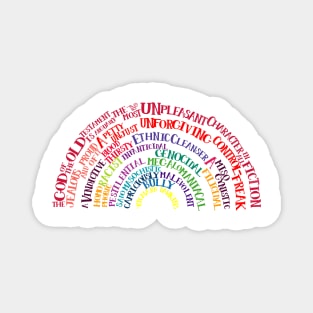 Richard Dawkins quote-rainbow by Tai's Tees Magnet