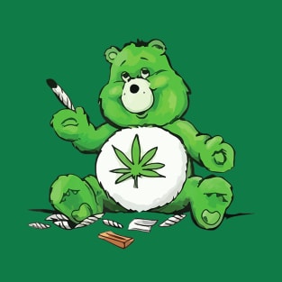 Marijuana - Cannabis Bear Smoking Joints T-Shirt