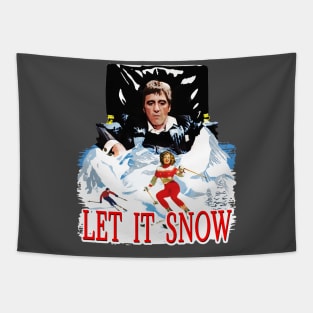 Scarface Holiday Let It Snow Tapestry