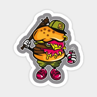 BURGER ATTACK by WOOF SHIRT Magnet