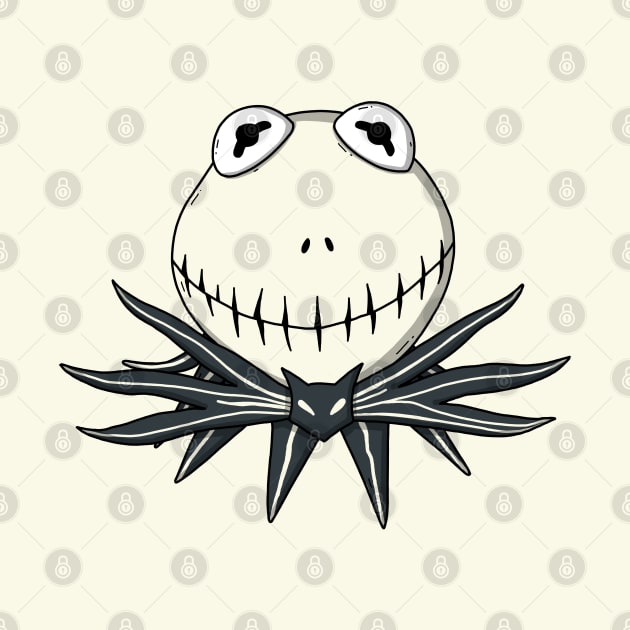 Kermit Skellington by Luna Illustration