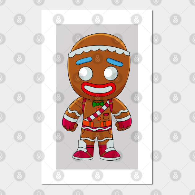 Gingerbread Man Funny Gingerbread Man Christmas Baby Gingerbread Cookie Posters And Art Prints Teepublic