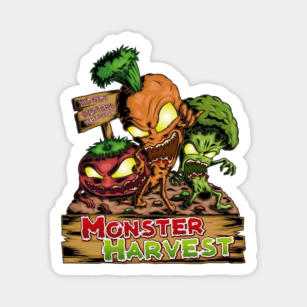 Monster Harvest Magnet by BJManchester