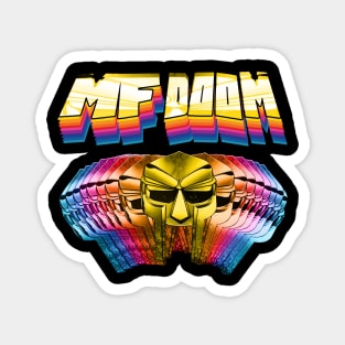 retro mf doom mask Magnet