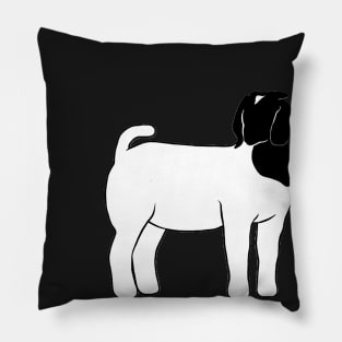 Market Show Doe Silhouette - NOT FOR RESALE WITHOUT PERMISSION Pillow