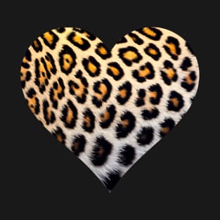 A  my Heart for you in leopard spots T-Shirt