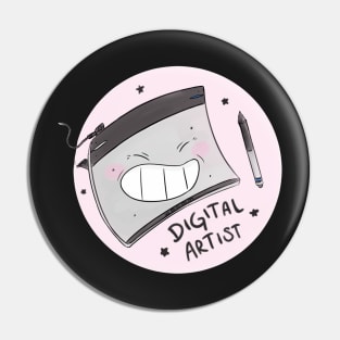 Digital Artist Love Pin