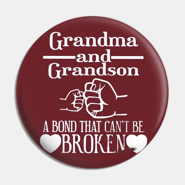 Grandma And Grandson Pin by VectorDiariesart