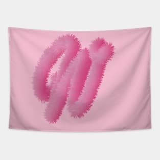 w Pink Animal Initials Tapestry